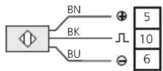 IFM DD2503 - Connection of the sensors (In1) - 2