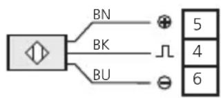 IFM DD2503 - Connection of the sensors (In1) - 1