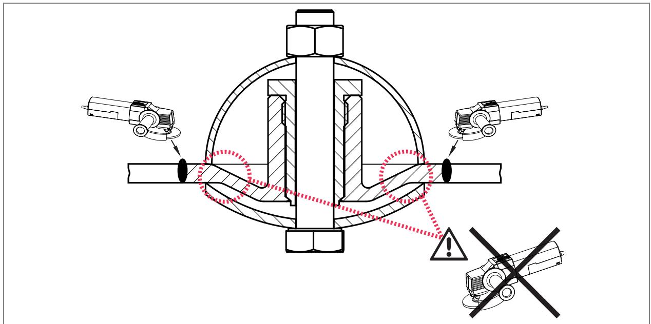 IFM E43310 - Processing of the weld seam for special welding adapters - 4