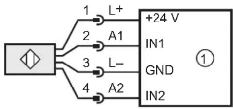 IFM GI712S - Raccordement électrique - 3