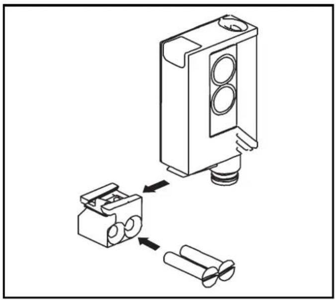 IFM OJ5190 - Installation of the supplied mounting fixture - 1