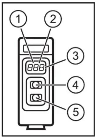 IFM O5D101 - Eléments de service et d'indication - 1