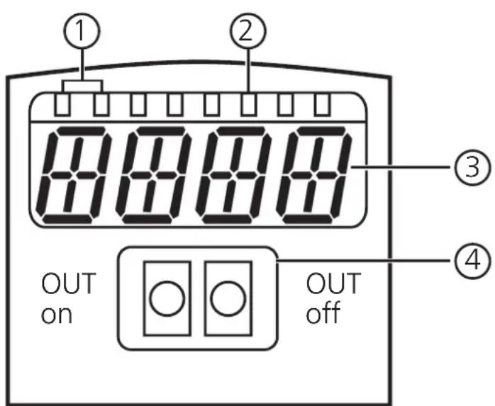 IFM O1D104 - Eléments de service et d'indication - 1