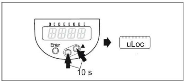 Enter 10 s uLoc