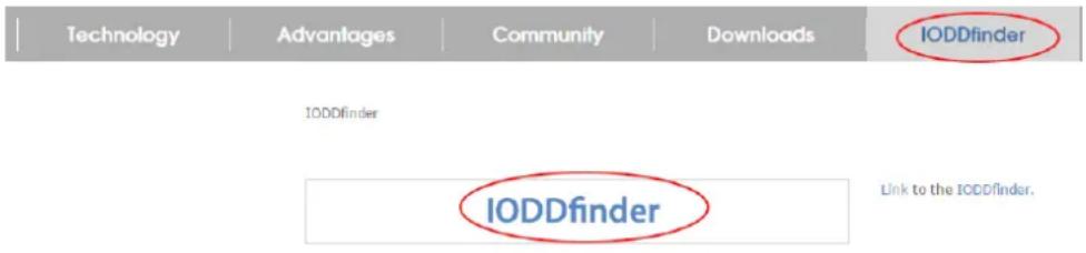 IFM PN7297 - IODD finder - 1