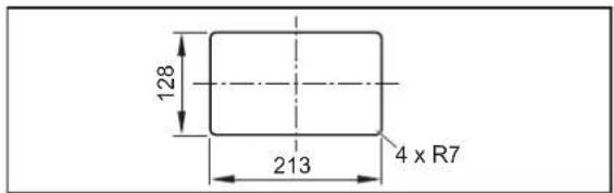 IFM CR1075 - Découpe du tableau de commande - 1
