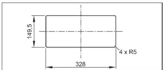 IFM CR1203 - Découpe du tableau de commande - 1
