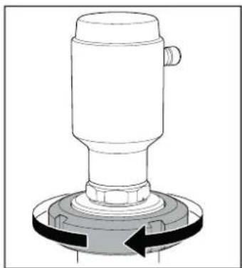 IFM LW2720 - Monter l'appareil avec un raccord à souder - 3