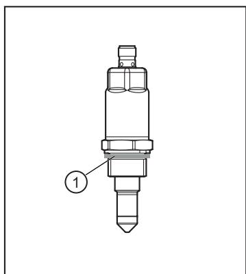 IFM LMT105 - 音叉型アダプタへのLMT2x2およびLMT3x2の取付け - 1