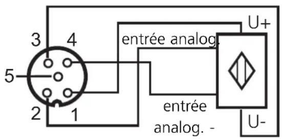 IFM AC2516 - Raccordement d'un capteur 4 fils sans alimentation propre - 1
