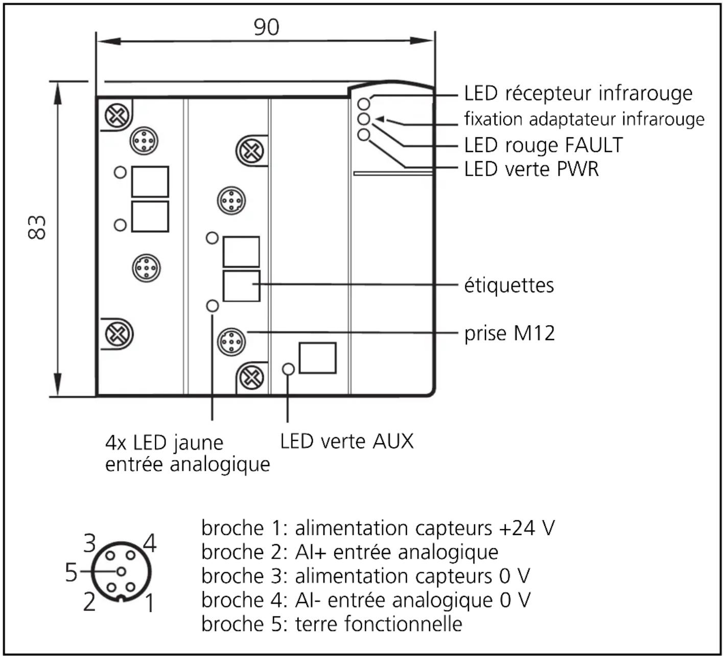 IFM AC2516 - Montage/Adressage - 1