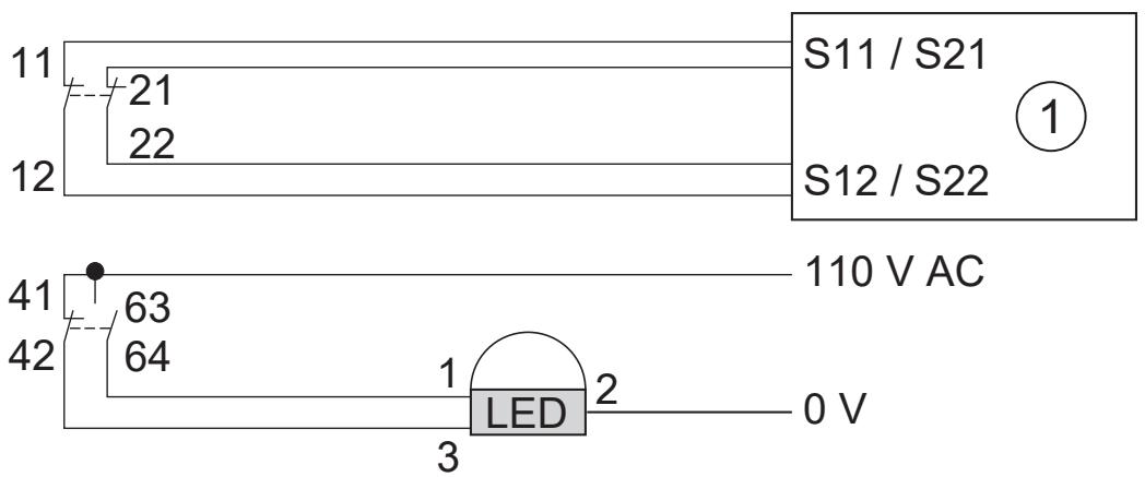 IFM ZB0051 - Ejemplo de cableado - 1