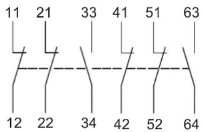 11 21 33 41 51 63 12 22 34 42 52 64