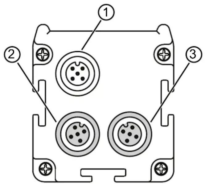 IFM OY511S - Schéma de branchement de l'émetteur (barrière multifaisceaux) - 1