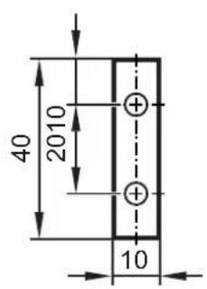 IFM OY001S - Schéma d'encombrement - 3