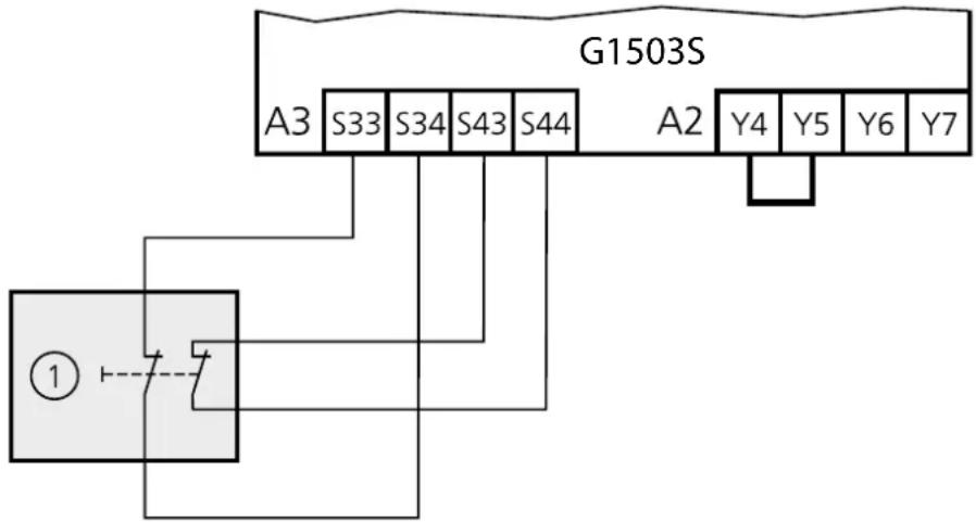 IFM G1503S - Raccordement - 1