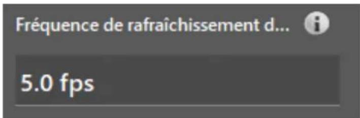 IFM O3X110 - Régler la fréquence de rafraîchissement des images prévue - 1