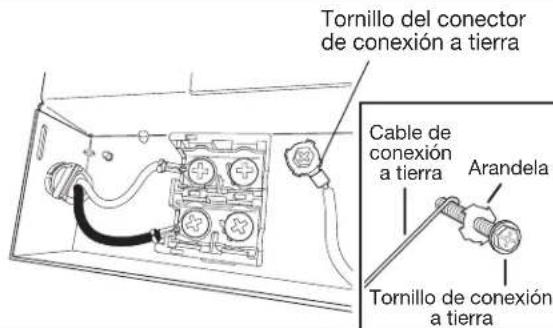 JENN-AIR JDPSS244LM - Conecte el cable a tierra - 1