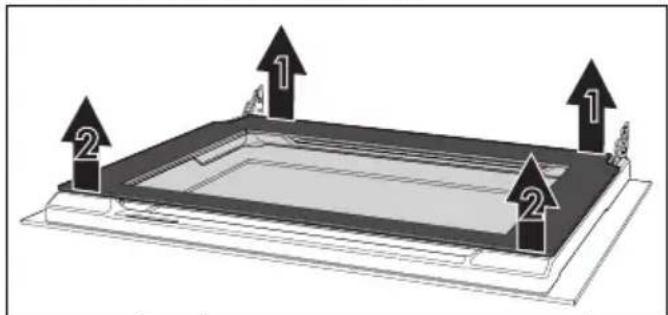 SMEG SOP6604TPNR - Démontage des vitres internes - 1