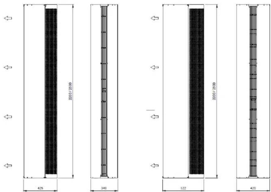 Soler & Palau CORPRO V W - DIMENSIONES - 1
