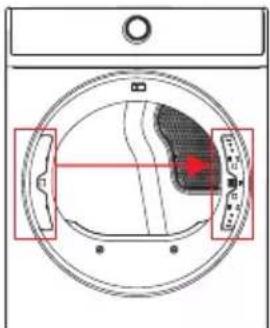 MIDEA MLE52N3AWW - DOOR REVERSAL PROCEDURE - 2