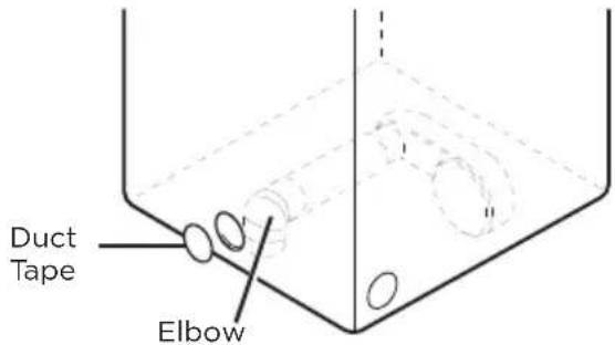 MIDEA MLE52N3AWW - Option 2: Bottom venting - 2