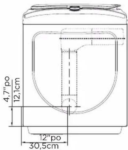 MIDEA MLE52N3AWW - Dimensions pour l'installation - 4
