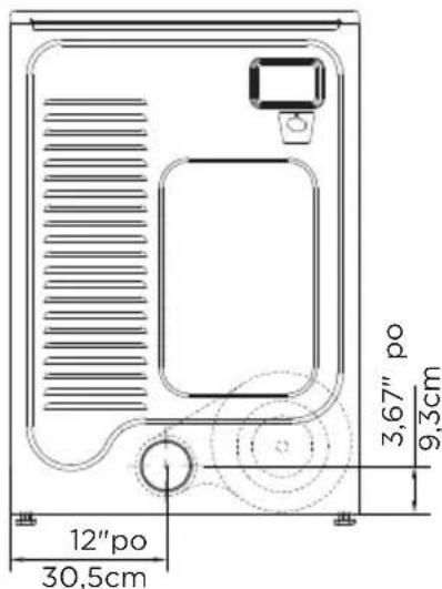 MIDEA MLE52N3AWW - Dimensions pour l'installation - 1