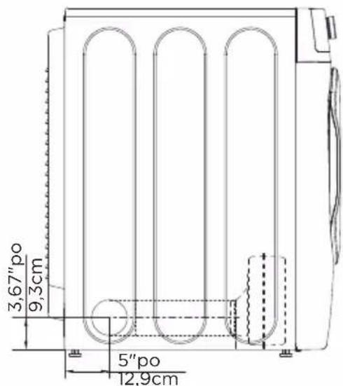 MIDEA MLE52N3AWW - Dimensions pour l'installation - 3