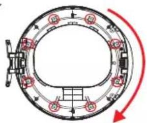 MIDEA MLE52N3AWW - DOOR REVERSAL PROCEDURE - 4