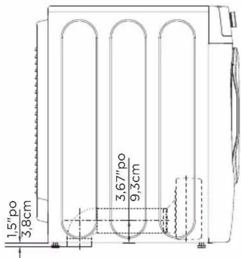 MIDEA MLE52N3AWW - Dimensions pour l'installation - 5