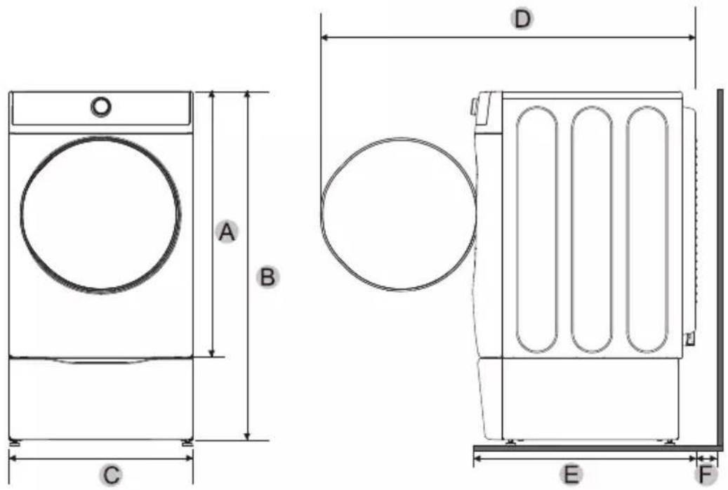 MIDEA MLE52N3AWW - PEDESTAL INSTALLATION - 1
