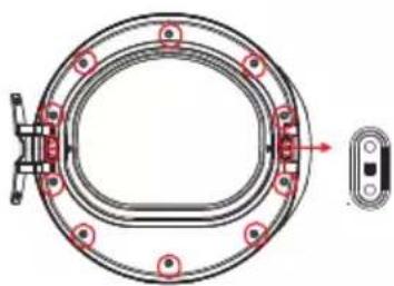MIDEA MLE52N3AWW - DOOR REVERSAL PROCEDURE - 3