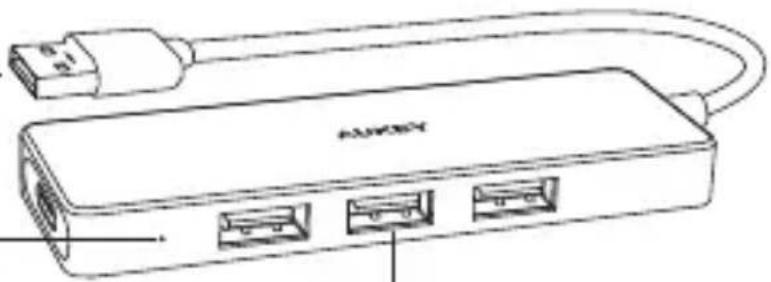 Aukey CBH36 - Diagrama del Producto - 1