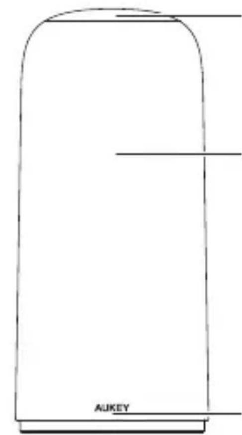 Aukey PFC1 - Schema del prodotto - 1