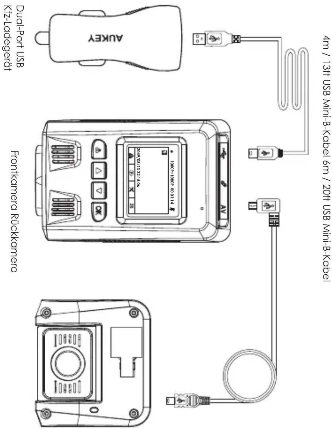 Aukey CBC63 - Installation &amp; Ein/Ausschalten - 1