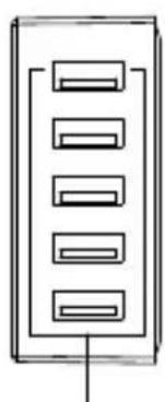 Aukey PAU33 - 製品各部の名称： - 1