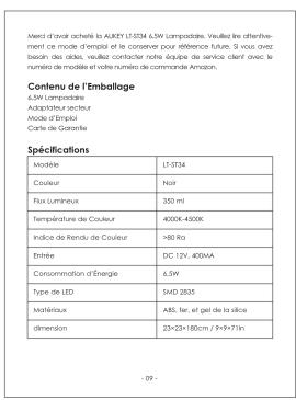 Aukey LTST34 - 12