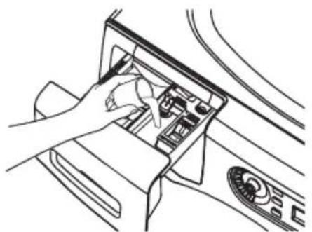 MIDEA MLH52N3AWW - Le compartment d'assouplissant - 1