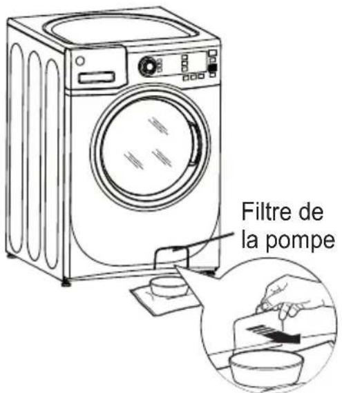 MIDEA MLH52N3AWW - NETTOYAGE DU FILTRE DE LA POMPE - 1