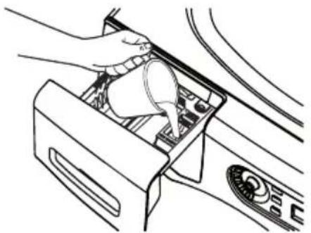 MIDEA MLH52N3AWW - Le compartment d'assouplissant - 1