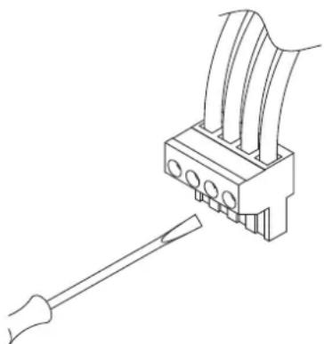 ELECTRO-VOICE EVIDC6.2 - Étape 3 – Fixer le câble au connecteur du bornier - 1