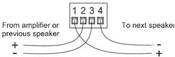 ELECTRO-VOICE EVIDC6.2 - Câblage en série - 1