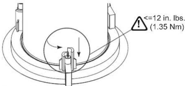 ELECTRO-VOICE EVIDC6.2 - Étape 5 - Monter le haut-parleur au plafond - 2