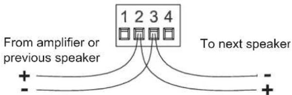ELECTRO-VOICE EVIDC6.2 - Câblage en parallèle - 1