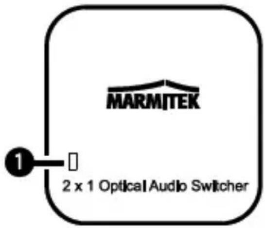MARMITEK 2 x 1 Optical Audio Switcher