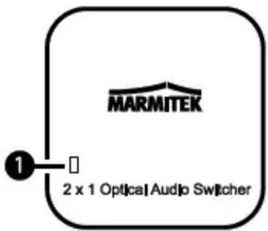 MARMITEK 2 x 1 Optical Audio Switcher