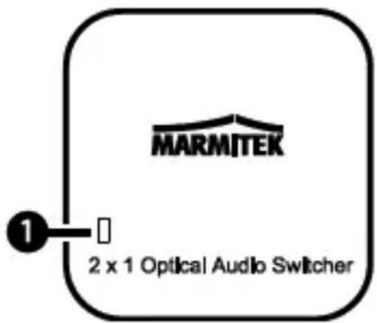 MARMITEK 2 x 1 Optical Audio Switcher