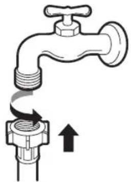 LG V9WD128H2 - Collegamento del tubo a vite filettato - 1