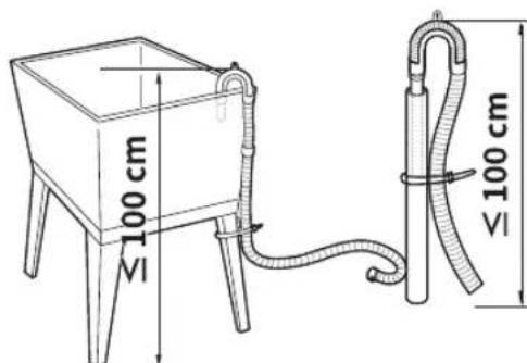 LG V9WD128H2 - Installation du tuyau de vidange avec le support coudé - 2